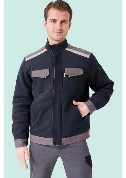 Kışlık Gabardin Iş Montu Soğuk Hava Koruma Blaze Mont Koşullarına Tipi Dış Giyim