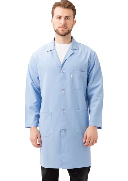 Erkek Uzun Kollu Iş Önlüğü 75 Polyester Oekotex Vanessa Önlük Yaka Rahat fiyatları