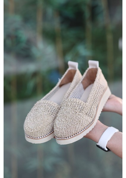 Homes Düz Taban Dantelli Babet modelleri