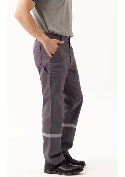 Reflektifli Pamuk Gabardin Is Pantolonu Nova Yazlık Iş Sıcak Havalarda Hafif Fonksiyonel fırsatları