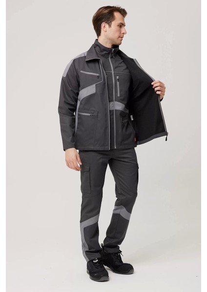 Gabardin Mont Erkek Mevsimlik Iş Güvenliği Ce Pyrus Fonksiyonel Çok Cepli Şık Koruyucu Dış fırsatları