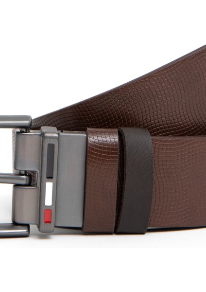 Erkek Koyu Kahverengi Kemer 50294702-VR084