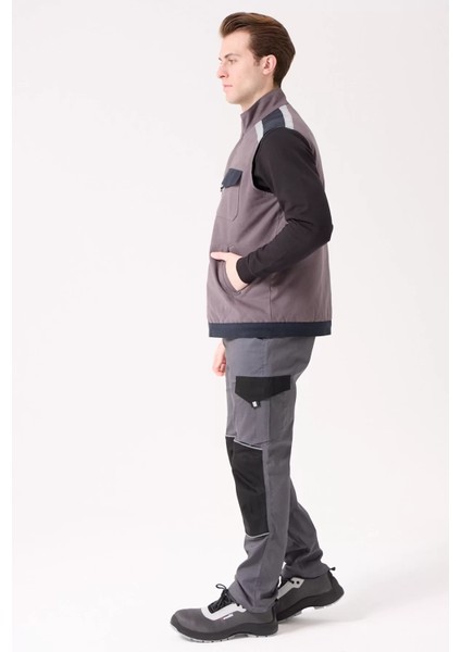 Kışlık Gabardin Iş Yeleği Sıcak Rüzgar Geçirmez Blaze Tutucu Fonksiyonel Cepli indirimleri