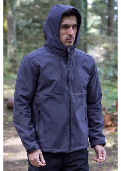 Softshell Erkek Mont Su Geçirmez Kapüşonlu Outdoor 350 Flam2 Fiyort Rüzgar Günlük fırsatları