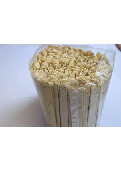 100’lü Tahta Dil Çubuğu - 100 Adet Abeslang - Tahta Dil Basacağı