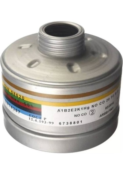 Dräger Geniş Spektrumlu Solunum Filtresi RD40 6738801 A1B2E2K1 Ce En 148 14387 143 Drager fiyatları