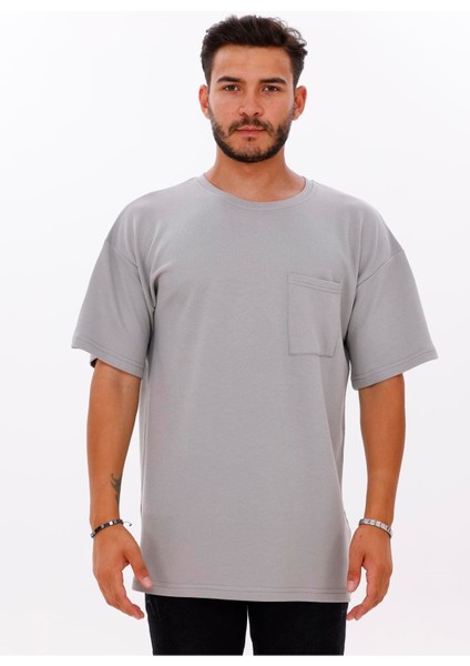 Erkek Oversize Doubleface Cepli Tshirt