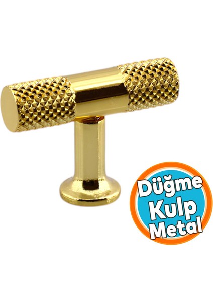 Metal Kulp Düğme Çekmece Mutfak Mobilya Dolabı Dolap Kapak Kulpu Kulbu Kulpları Altın Gold