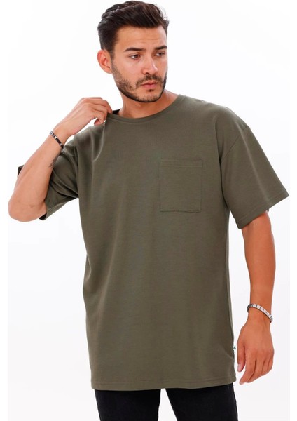 Erkek Oversize Doubleface Cepli Tshirt