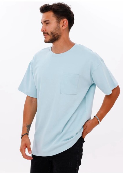 Erkek Oversize Doubleface Cepli Tshirt