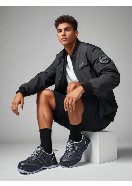 Mekap Iş Ayakkabısı 230 S2 Hafif Kaymaz Güvenli En Iso 20345 Kompozit Burunlu Energy