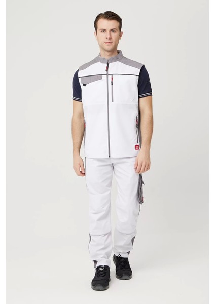 Yazlık Iş Yeleği Polyester Gabardin Allium Outdoor Yelek Hafif Nefes Alabilir Fonksiyonel Cepli modelleri
