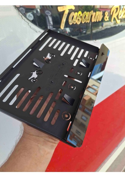 Motosiklet Plakalık Boş Lazer Kesim Pleksi