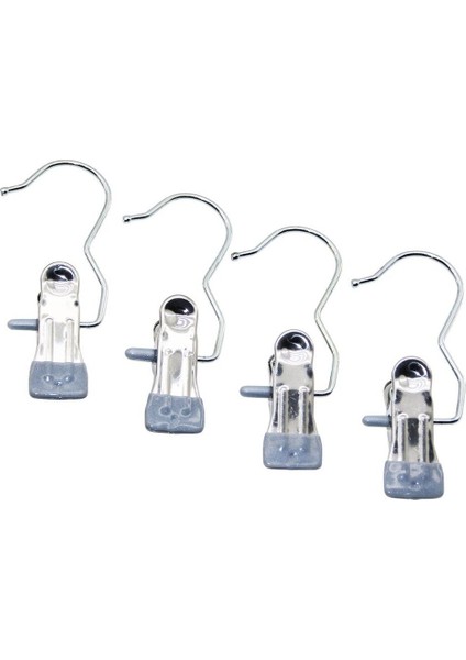 4'lü Çok Amaçlı Taşınabilir Tekli, Metal Aski, Silikon Kılıf Uçlu, Pembe