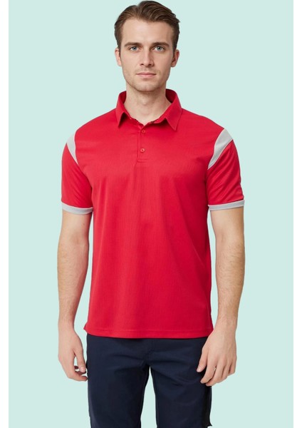 Drytouch Polo Yaka Tişört Iş Güvenliği Allium Nefes Alabilir Hafif Konforlu Günlük Için