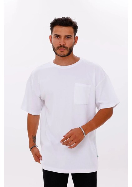 Erkek Oversize Doubleface Cepli Tshirt