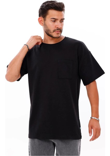 Erkek Oversize Doubleface Cepli Tshirt
