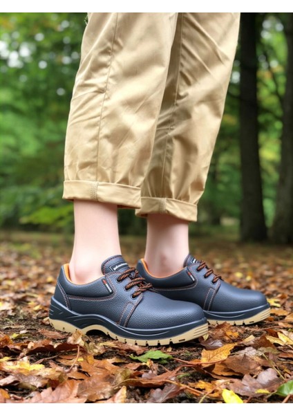 Deri Iş Ayakkabısı Çelik Burunlu Delinmez Taban 106 En Iso 20345 Mekap Rolax