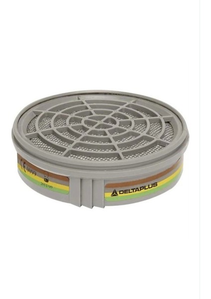Delta Plus Abek1 Gaz Buhar Filtresi Kartuşu M6000 En 14387 Yarımyüz