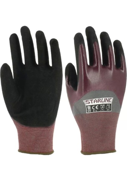 Nitril Kapl Is Guvenligi Eldiveni Dayanikli Kavrama 151600 Ce Starline Köpük Kaplamalı fiyatları