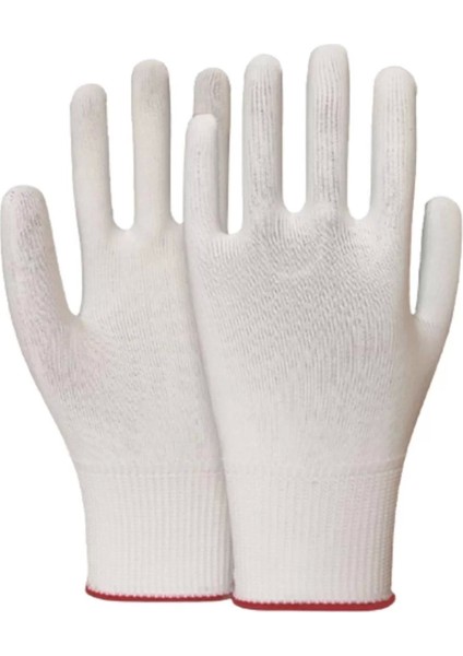 Polyester Kasiyer Eldivenleri 5li Paket Hafif Esnek ve Konforlu Beybi Örgü Eldiveni Çift Koruyucu fiyatları