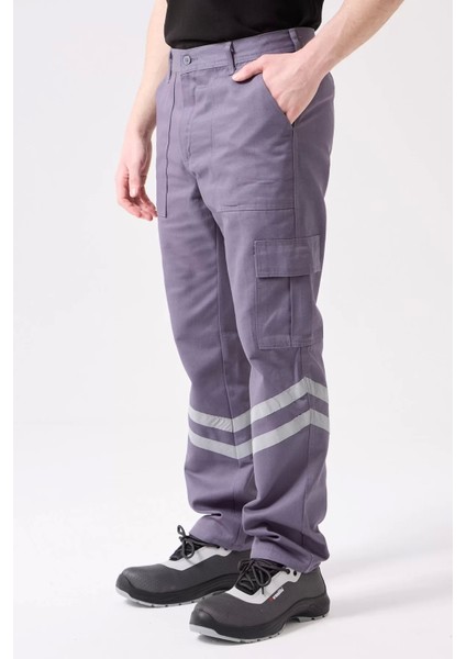 Pamuklu Is Guvenligi Pantolonu Yazlik Royal Yazlık Reflektörlü Iş Cepli Hafif modelleri