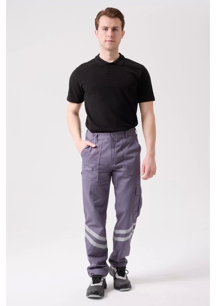 Pamuklu Is Guvenligi Pantolonu Yazlik Royal Yazlık Reflektörlü Iş Cepli Hafif fırsatları