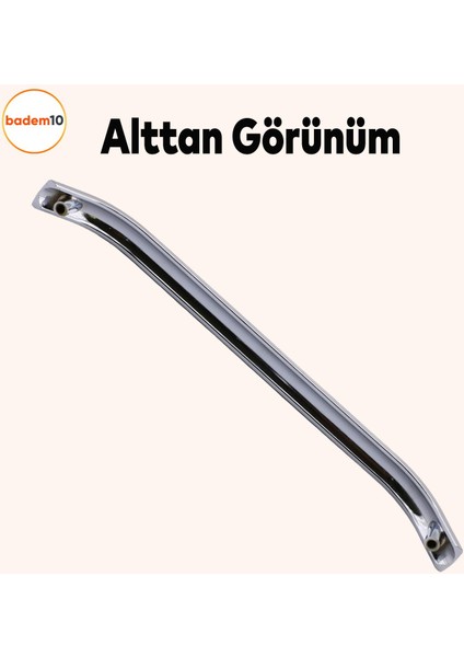 Mobilya Mutfak Dolabı Çekmece Dolap Kapak Kulpu Düz Metal Kulp Kulbu Kulpu Krom 192 mm fırsatları