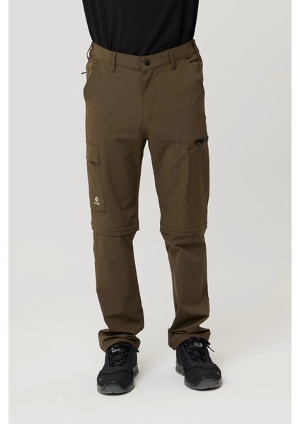 Erkek Düz Kaki Rüzgar Geçirmez Trekking Pantolonu Erciyes Outdoor Pantolon Dönüştürülebilir fiyatları