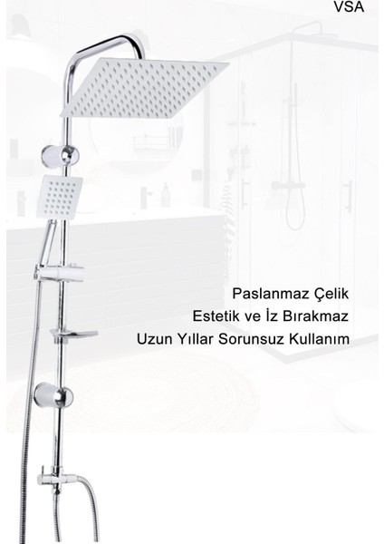 Beyaz Robot Yağmurlama Duş Seti Banyo Bataryası Aç Kapa Garantili Musluk Set fiyatları