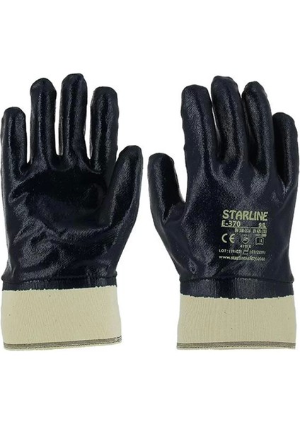 Starline Nitril Kaplama Petrol Eldiveni E370 370 Tam Kaplamalı Yüksek Dirençli Kaymaz Petrolcü fiyatları