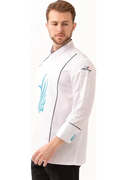 Libani Profesyonel Aşçı Ceketi Nefes Alan Dayanıklı Tasarım Şef Alabilir Mutfak Kullanımı Için modelleri