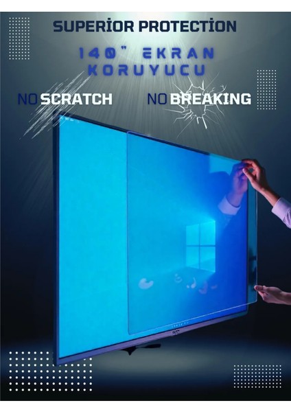 140 Ekran 55" Ekran Koruyucu