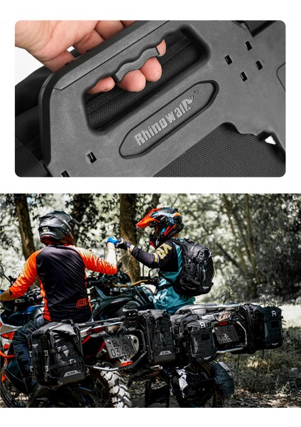 35L Quick Release Yan Çanta, Mechanıc Seri – Su Geçirmez, Dayanıklı, Hızlı Tak-Çıkar Sistemli Motosiklet Çantası