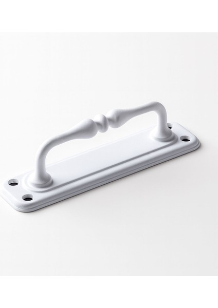 Beyaz Büyük Metal Kapı Çekme Kolu 14.5 cm Tutamağı Kulp Saclı Kulpları Dolap Mobilya Dolap Çekmece