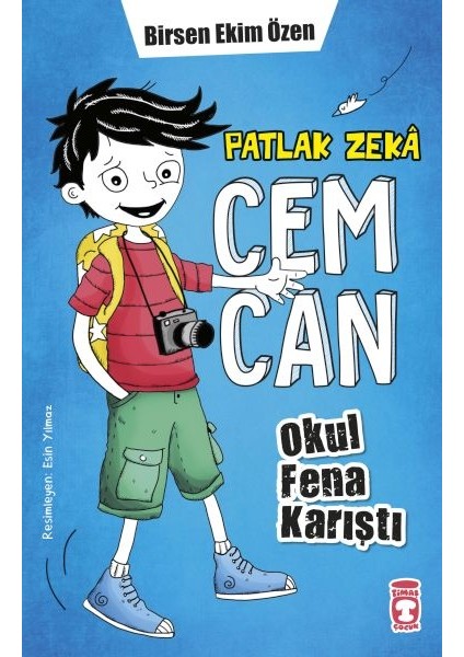 Patlak Zekâ Cemcan - Okul Fena Karıştı (Fleksi Cilt)