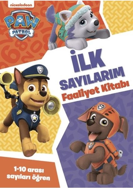Paw Patrol - Ilk Sayılarım Faaliyet Kitabı