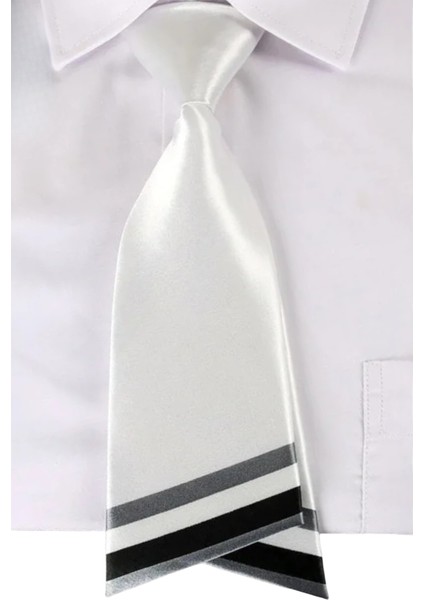 Beyaz Kadın Kravat