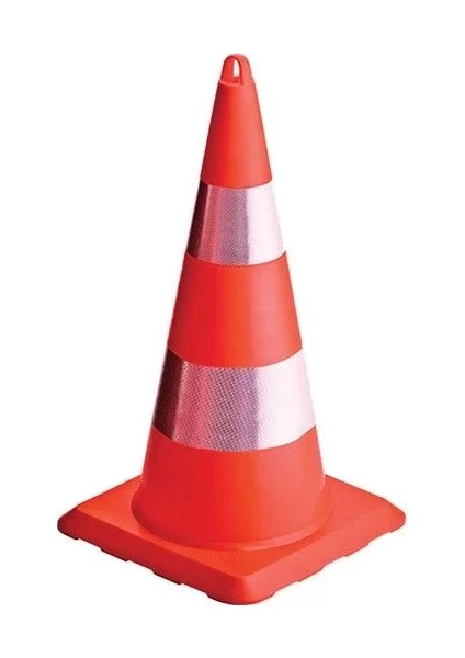 Reflektif Trafik Konisi 70 cm Isg Uyumlu UT5011 Çift Sıra Reflektörlü Std fiyatları