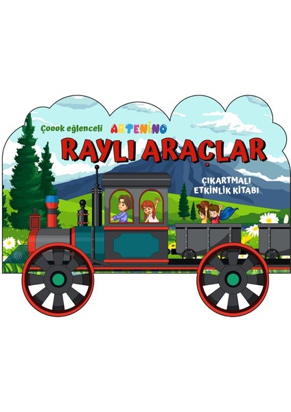 Taşıtlar Serisi - Raylı Araçlar Çıkartmalı Etkinlik Kitabı