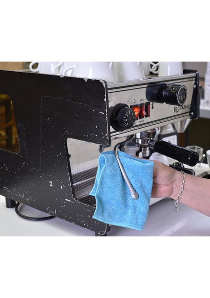 Barista Clothes 2'li Paket Kahve Ekipmanları ve Süt Buhar Çubuğu Temizleme Bezi modelleri