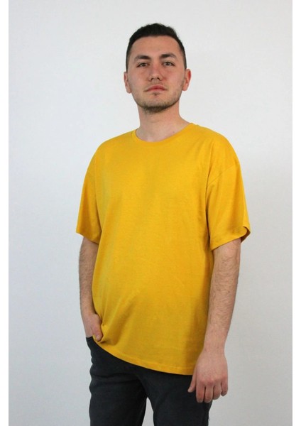 Erkek Compact Penye Oversiz Tişört