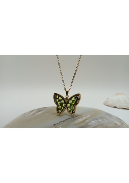 Çelik Kelebek Kolye indirimleri