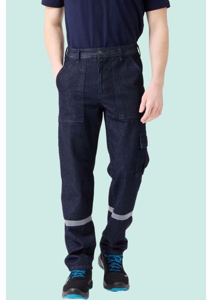 Tulipa Denim Yazlık Iş Pantolonu Koyu Hafif