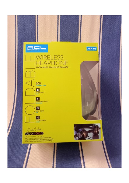 ABK03 Rgb Kablosuz Kulak Üstü Bluetooth Kulaklık Katlanabilir Yeni Nesil Headphone Abk-03 fiyatları