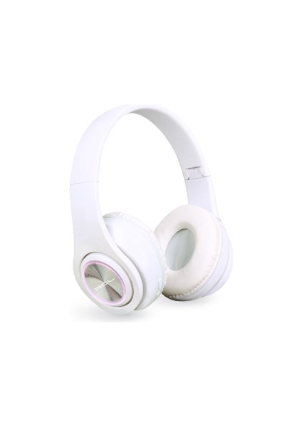 Abk03 Kablosuz Rgb LED Bluetooth Kulaklık Beyaz fiyatları