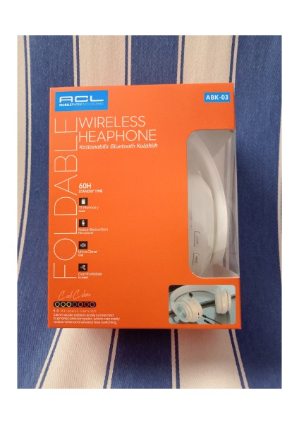 Abk03 Kablosuz Rgb LED Bluetooth Kulaklık Beyaz fırsatları