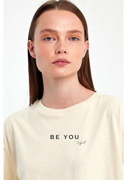 Kadın Baskılı Oversize T-Shirt fiyatları
