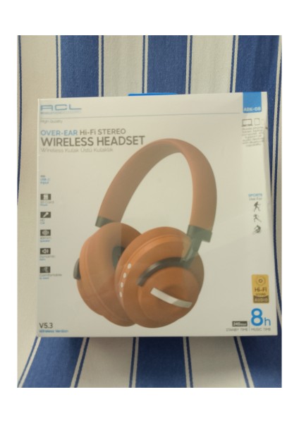 Abk08 Bluetooth 5.3 Kulak Üstü Kulaklık Kahverengi | Hi-Fi Stereo, Sd Kart, Usb-C, Hd Görüşme modelleri