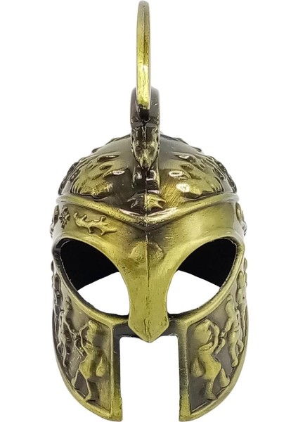 Metal Gold Leonidas Sparta Miğferi Biblo 10 cm modelleri